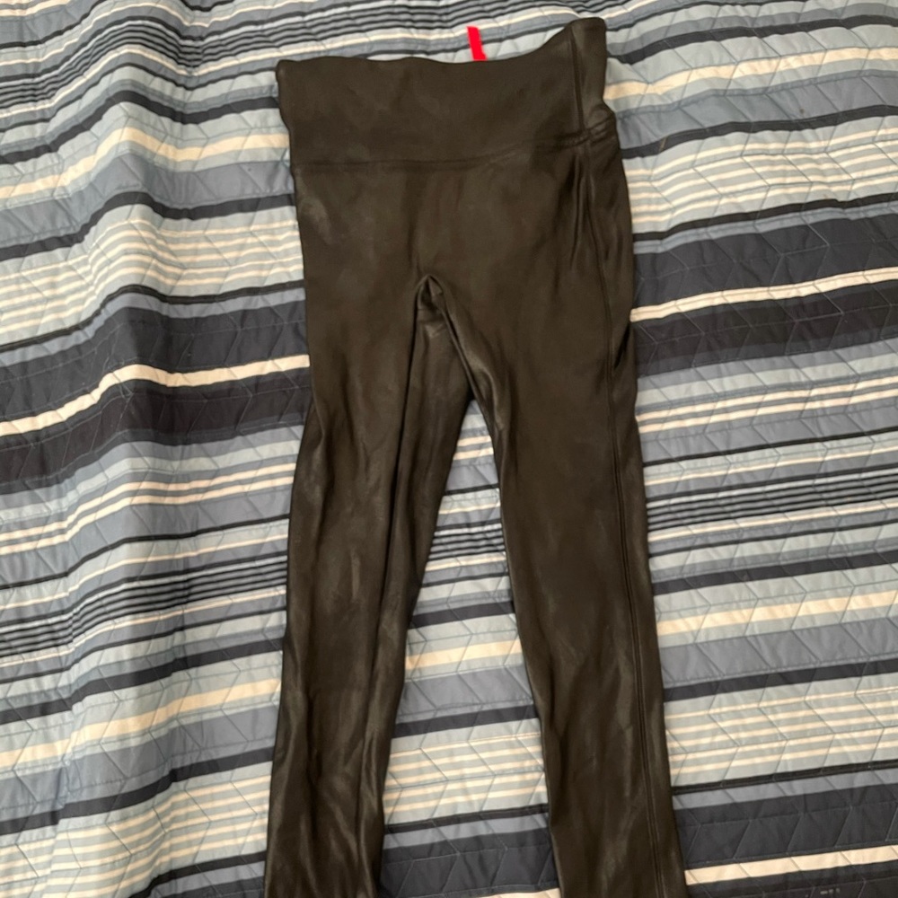 Spanx faux leather leggings